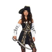 New Halloween ladies pirate costumes, masquerade female Caribbean crew costumes M