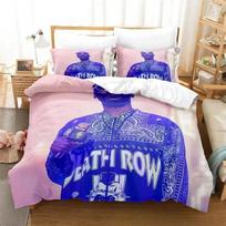 3D Print Snoop Dogg Rapper Bedding Set,Duvet Cover Comforter Bed Set Quilt Cover Pillowcase,King Queen Twin Size Boys Girls 70x133cm 2pcs