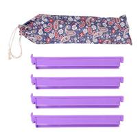 Mahjong Racks Modern Tile Rack with Pushers Portable Mahjong Accessory for Player Gift Game Night Enduring violetinė