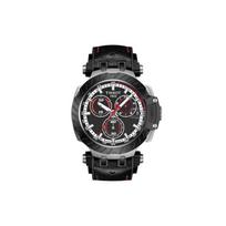 Tissot T-Race kvarcinis laikrodis MotoGP specialusis leidimas Vyriški laikrodžiai Juodas Plienas Guma T115.417.27.051.01 Regular Watch Box,Black Dial