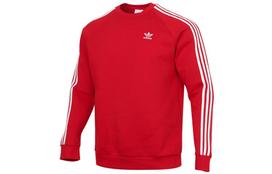 Adidas Originals 3 juostelių bliuzonai Vyriški Raudoni Apvalia kaklo iškirpte Vidutinio dydžio Įprasti GN3484 S red