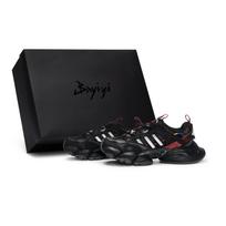 Adidas XLG RUNNER DELUXE bėgimo bateliai, atsparūs slydimui, atsparūs dilimui, žemapadžiai, juodi, raudoni, sidabriniai, JQ2974(Team80-S-BOX) 38