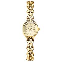 Vintage Hexagon Ladies Quartz Watch With Waterproof Decoration For Casual Wear Gold