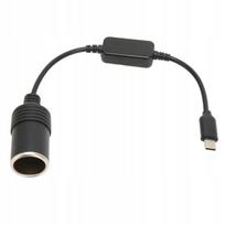 Adapter Zapalniczki Samochodowej 5V Usb C Do 12V