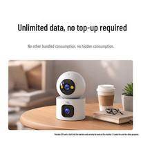 TCL 4G Indoor PTZ Security Camera with Free Lifetime Data CN plug (adapter included)