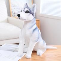 New Husky Doll Cute Erha Dog Plush Toy Small Cloth Doll Doll Sitting position 30cm (0.12kg)