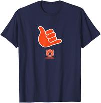 Auburn Basketball - Hand Sign - Auburn Tigers T-Shirt S įvairiaspalvis