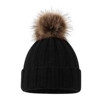 Meier Ready-to-ship kids' pom-pom beanie - perfect christmas gift, warm winter knit hat M juoda