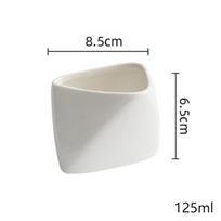 White Porcelain French Fry Holder Ceramic Fries Scoop Cup Box For Parties Events And Takeout Snack Dipping Bowl Hotel Tableware S