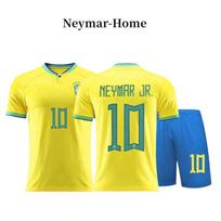 Unisex Qatar Football Jersey Messi Ronaldo Neymar Müller Neymar Home,S