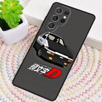 Japan Initial D anime Bling Cute Silicone Phone Case For Samsung Galaxy note 10 pro S26 S25 S24 S23 S22 S21 Plus Ultra Cover Galaxy S24 FE