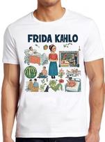 Frida Kahlo Artworks Paints Collage Movie Music Joke Funny Gift Tee T Shirt 2292 S įvairiaspalvis