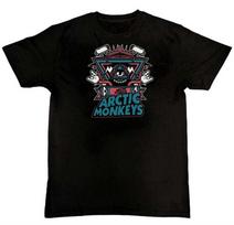 Arctic Monkeys Eye Pyramid Graphic Print Unisex Mens TShirt S M L XL 2 3 4 XL Unisex T-Shirt S įvairiaspalvis
