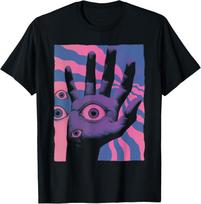 Trippy Weirdcore Dreamcore Vaporwave Aesthetic Harajuku T-Shirt S įvairiaspalvis