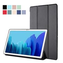 For Galaxy Tab A7 Magnetic Protective Case 10.4inch Leather Case T500 Tri-Fold T505 Sleep Mode TPU Soft For Tab A7 Lite 8.7 juoda