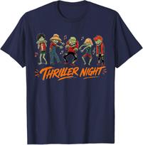 Thriller Night Halloween Dancing Zombie T-Shirt S įvairiaspalvis