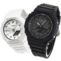 G-SHOCK World Time Pair Watch GA-2100-1A1DR & GMA-S2100-7ADR Unisex