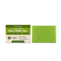 VIARELINE Tea Tree Oil Skin Soap Gentle Clean Refreshing Bath Comfort Moisturizing Skin Care VI-A06-0030-01