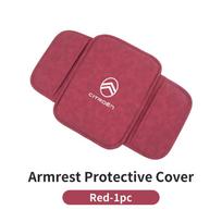 Car Sheepskin Armrest Box Storage Pocket Arm Rest Protective Cover For Citroen C4 C3 C5 C1 C2 VTS Berlingo Celysee Xsara Picasso