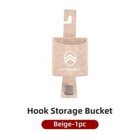 Car Fur Seat Back Water Cup Holder With Hook Drink Rack Storage Pocket For Citroen C4 C3 C5 C1 C2 C-Elysee Berlingo Picasso