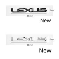 3D chromuotas blizgus juodas ABS raidės IS200 IS250 IS300 IS350 IS300h IS200t HIBRIDAS Lexus automobilio bagažinės logotipo ženklelio lipdukas IS 200 sidabras