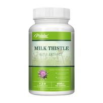 Organic milk thistle 50:1 extract, 400 mg per capsule, nutritional supplement, suitable for adults. 120*1