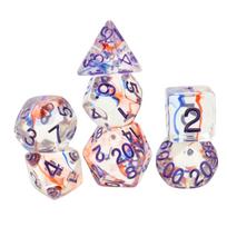 7Pcs Dice Set D20 D12 D10 D8 D6 D4 Game Dices Set for Bar Role Playing Game