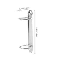 Loose-Leaf Binder Rings Zinc Alloy 2-Ring DIY Binding Mechanism for Notebook Planner Document Storage School Office Organization