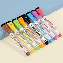 8-color 12-color Fine Nib Colorful Whiteboard Marker Magnetic Erasable Water Color Pens Waterborne Brush Drawing Pen Fridge