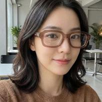 [Celine] Eyeglass Frames CL50153I 045 Brown Horn-rimmed Square Women Men