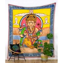 Ganesha tapestry 75x100 juoda