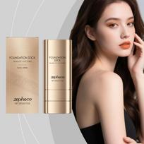 2-in-1 Foundation Stick for Uneven Skin Tone Lightweight and Adherent Moisturizing Natural Concealer Clear Matte Foundation one size