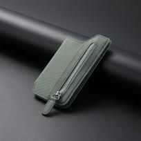 Support Mobile Phone Card Bag Phone Wallet Stick Cell Phone Pouch Phone Card Holder Wallet Case žalia