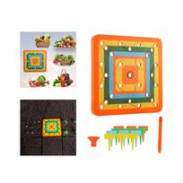 Square Foot Gardening Template, Colorful Soil Spacer Tools for
