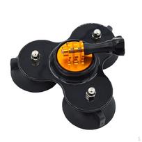 Triple Suction Cup Car Windscreen Dash Mount W/ Screw for