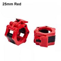 1Pair Durable Weight Lifting Bar Barbell Locks Quick Release Colorful Safety Clip 25mm Dumbell Clips Fitness Body Building