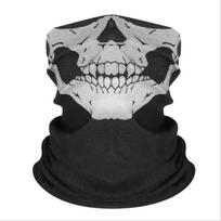 Fashion Skull Face Cover Skull Men Balaclava Ski Mask Windproof Cycling Caps Motorcycle Bicycle Helmet Hood Bandana Scarf balta
