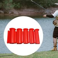 5x Fishing Rod Plug Front Winder Butt Cap 2 in 1 Replacement Gear Set End