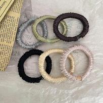 6PCS Elastic Hair Bands Ties Scrunchie Headband for Women Girls Simple Basic Hair Accessories