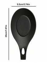 1 PC easy to clean spoon holder, insulated spoon holder, kitchen, silicone spoon pad, easy to clean TPE kitchenware pad