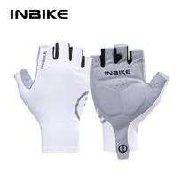 INBIKE Cycling Gloves Summer MTB Bike Gloves for Men Biking Gloves Gel Padded Half Finger Road Bike Bicycle Gloves Accessories L balta