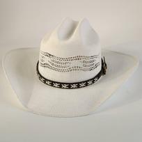 Stiff Cowboy Straw hat Pasture straw hat cowboy solid Outdoor summer Sun hat Jazz  Men women wide Brim cappello cowboy M55-58cm