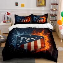 Shield emblem with fire. Bedding sets Duvet cover sets Duvet covers Pillowcases(1 * Duvet Cover 2 * Pillowcases without duvet insert) 135x200cm