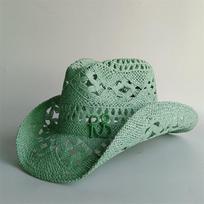 Western Cowboy Straw Hat Letter Straw Hats for Women Men Summer Outdoor Holidays Beach Sun Hat Straw Hats for Women Panama 55-58CM