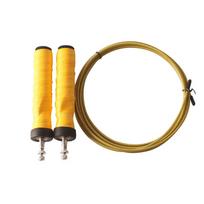 Skipping Rope Speed Weighted Jump Rope for Men Women Pro Ball Bearings Anti-Slip Handle Workout Fitness Sports Training geltona