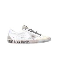 Golden Goose Superstar Penster Classic With Spur White Ice Laminated Silver Heel Tab Sneakers 41