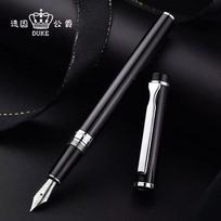 Duke The Design of Art Metal Medium Nib Writing Fountain Pen DF982 juoda