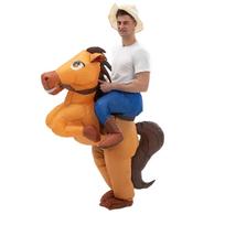 Helovino pripučiamas arklio kostiumas kaubojus vienaragis kostiumai suaugusiems vakarėliui gimtadieniui cosplay fantazija išgalvotas Helovino kostiumas One-size