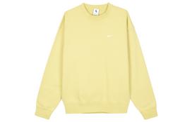 Nike Solo Swoosh Vyriškas vilnos džemperis su apvalia apykakle Geltonas DX1362-700 L