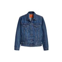 Levis Deniminis švarkas su sagomis ir apykakle Vyriškas švarkas Mėlynas 72334-0406 S